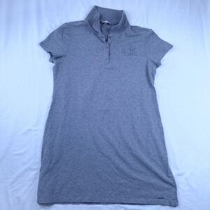 Calvin Klein Gray Polo Dress XL